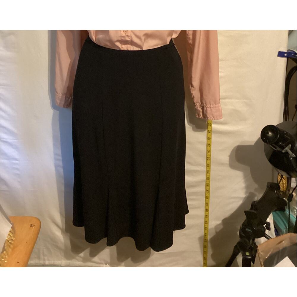 1834 Gap Stretch Black Midi Skirt Size Small